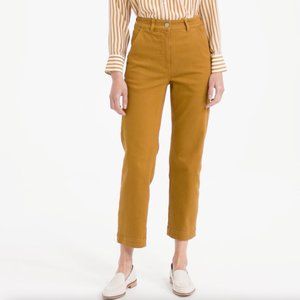 Everlane Straight-Leg Crop in Golden Brown